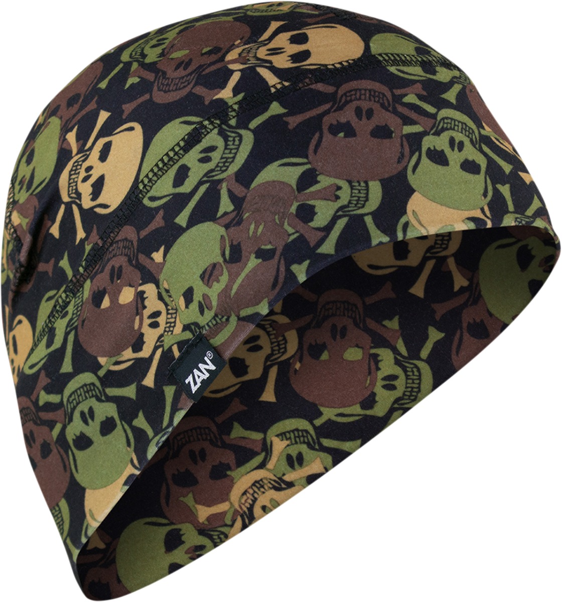 SportFlexT Beanie/Helmet Liner - Beanie Sptflx Allovr Skull Cam - Click Image to Close