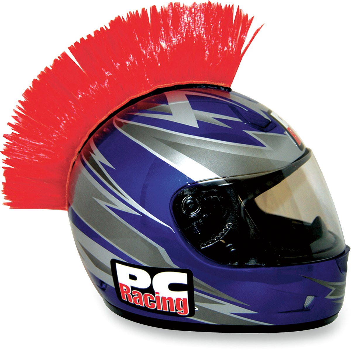 Helmet Mohawk - Helmet Mohawk Red - Click Image to Close