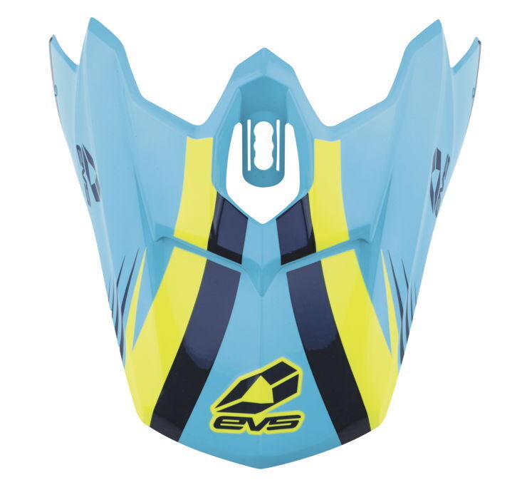 EVS T3 Works Visor - Blue/Hivis/Yel - Click Image to Close