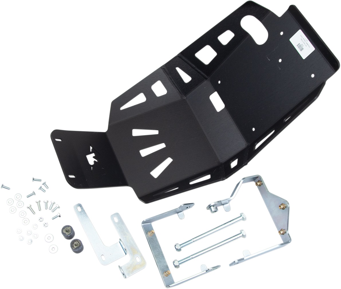 Black Aluminum Skid Plate - For 17-20 Kawasaki Versys-X 300 ABS - Click Image to Close