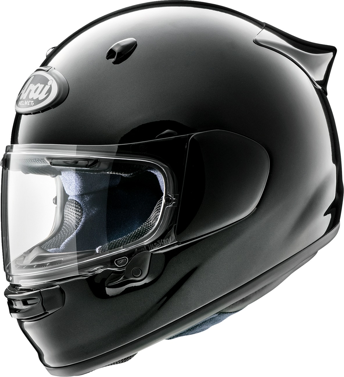 Arai Contour-X Helmet Black Gloss Large - Full-face helmet with advanced venting - Click Image to Close