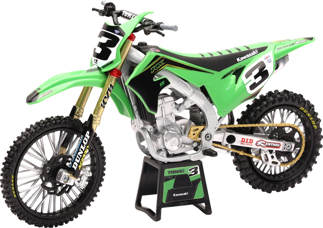 1:12 Scale Offroad Racer Replica - Kawasaki Factory Tomac #3 - Click Image to Close