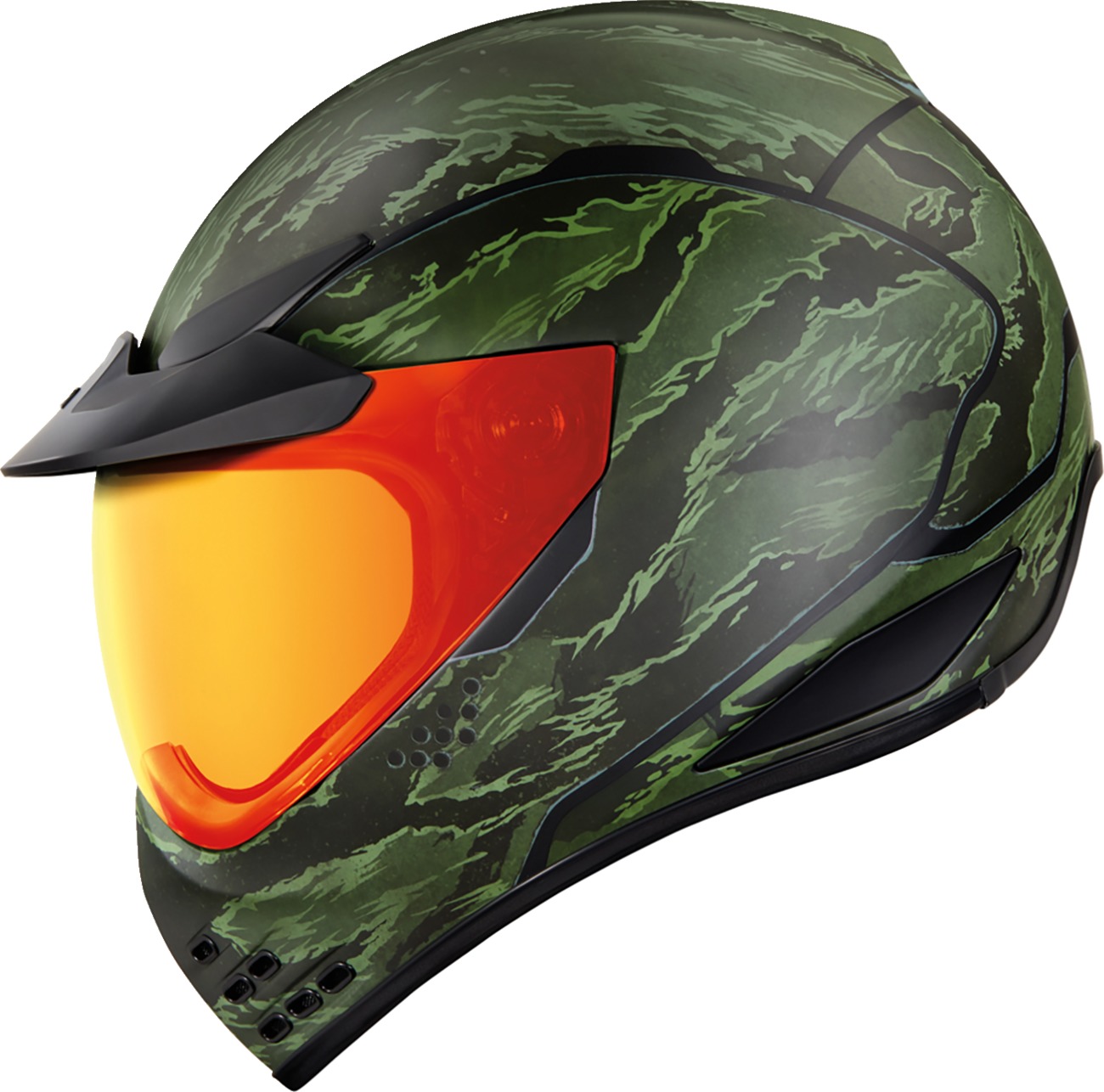 Domain Tiger's Blood Helmet Green Large - Click Image to Close