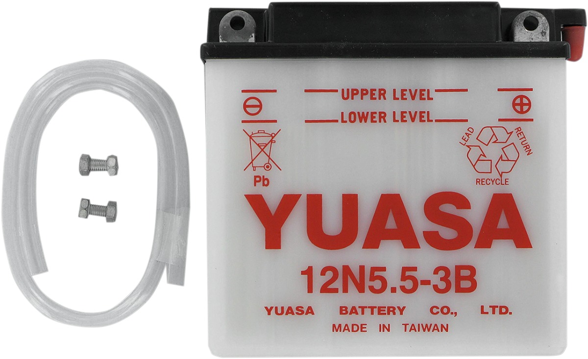 Conventional Batteries - 12N5.5-3B Yuasa Battery - Click Image to Close