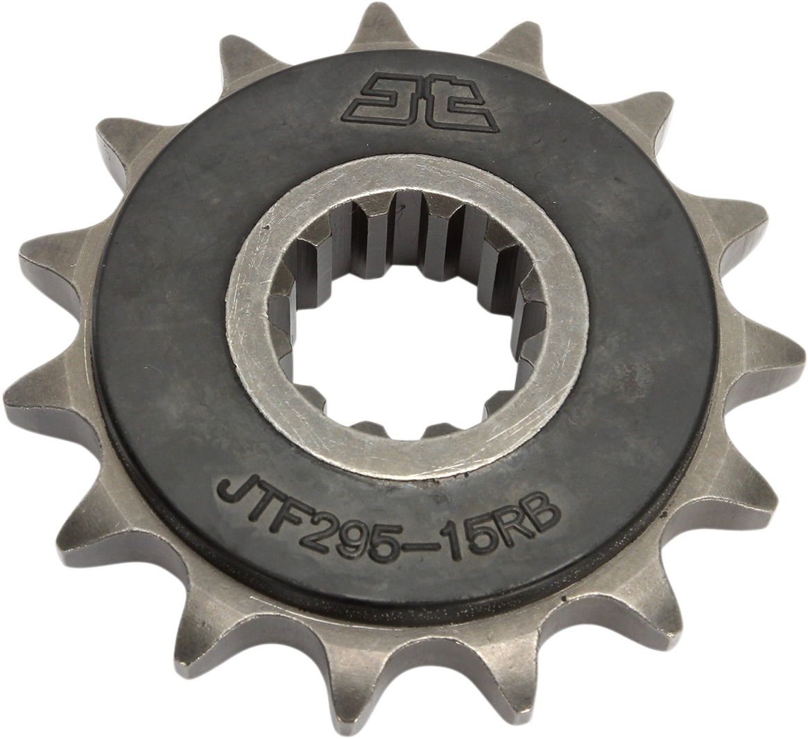 Steel Front Sprocket w/ Rubber Damper - 15 Teeth - New JT! - Click Image to Close