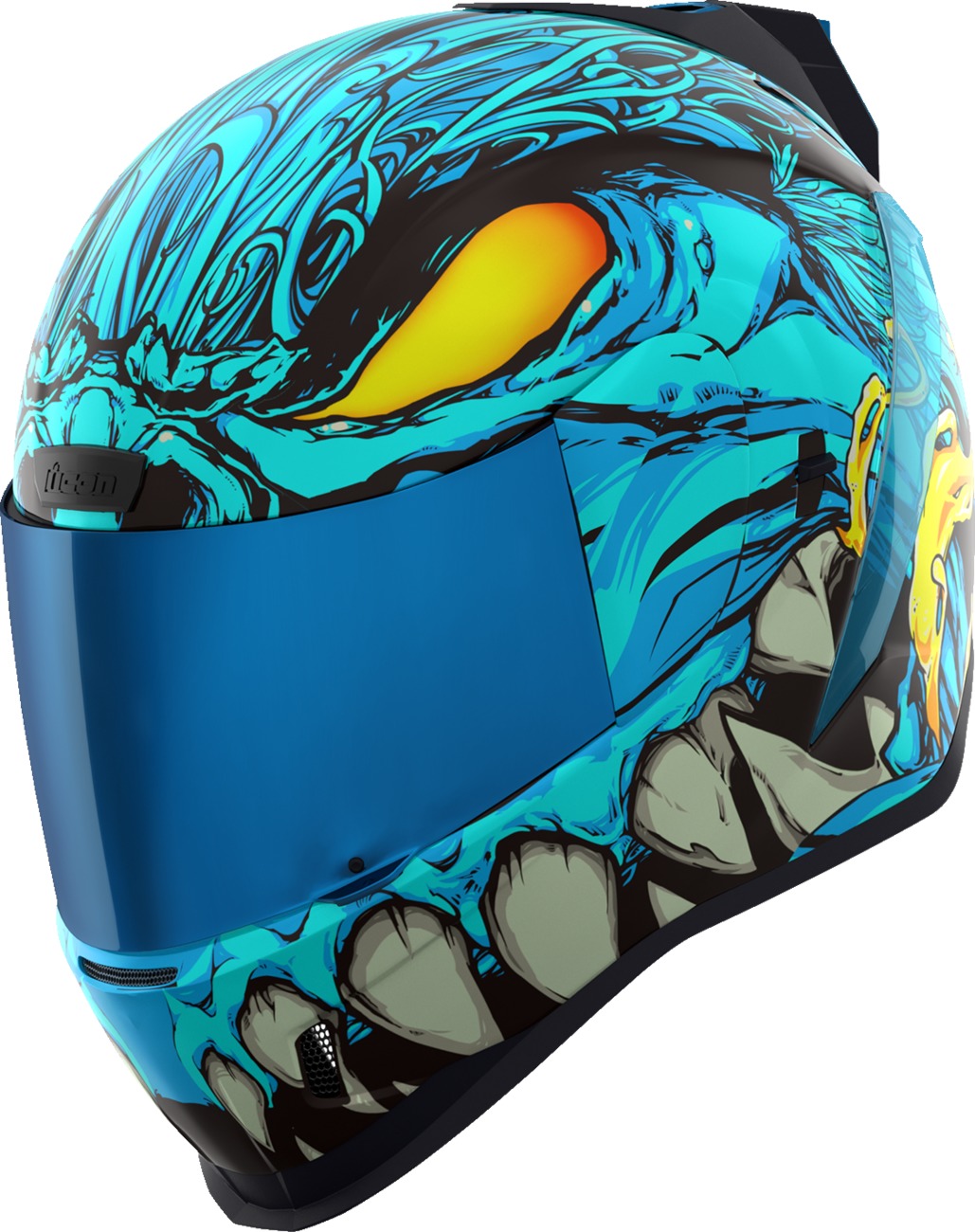 ICON Airform Manik'RR MIPS Helmet XL Blue - Full-face helmet with MIPS and DropShield - Click Image to Close