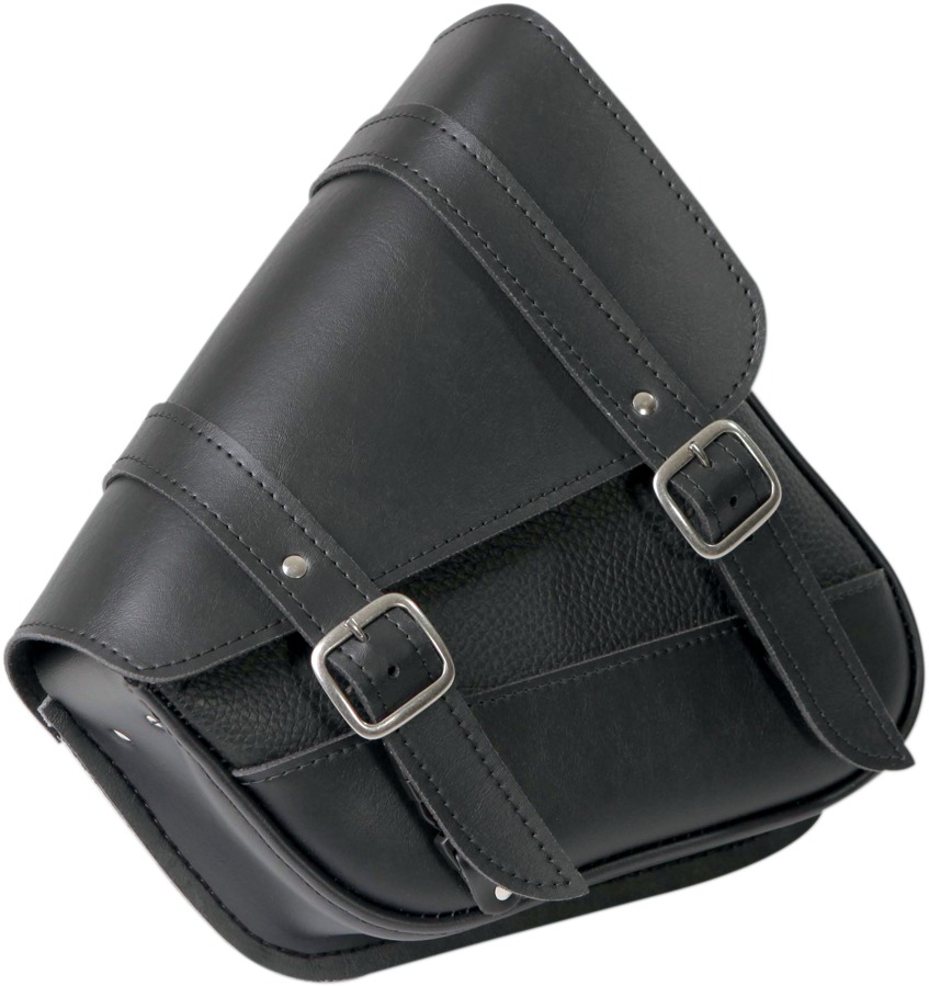 Revolution Universal Swingarm Saddlebags - Vintage Black Syn Lthr Swngarm - Click Image to Close