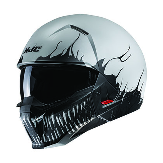 Black/White i20 Scraw Street Helmet - Small - Click Image to Close