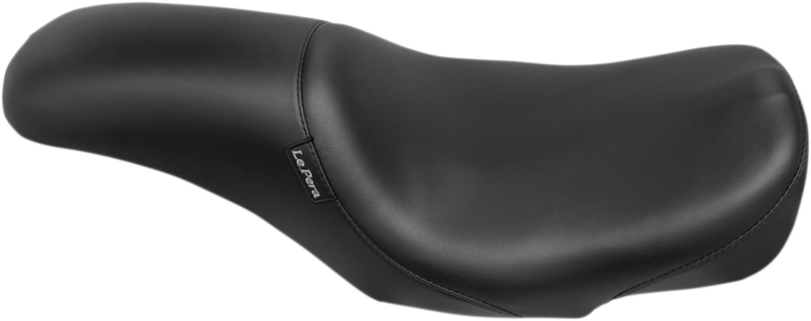 Silhouette Smooth Seat Black Low - For 08-20 Harley FLH FLT - Click Image to Close