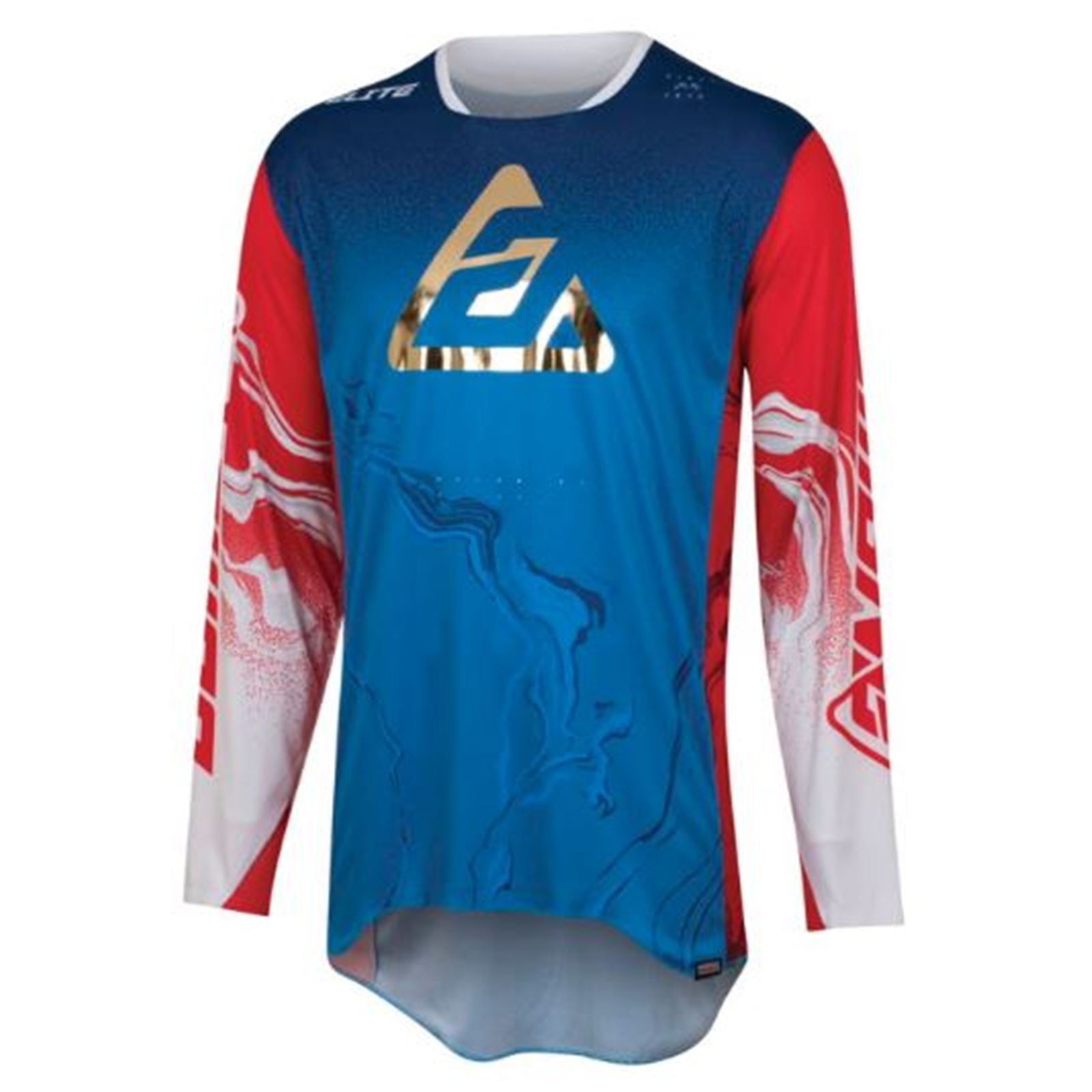 Answer 23 Elite Fusion Jersey Red/White/Blue - XS - Click Image to Close