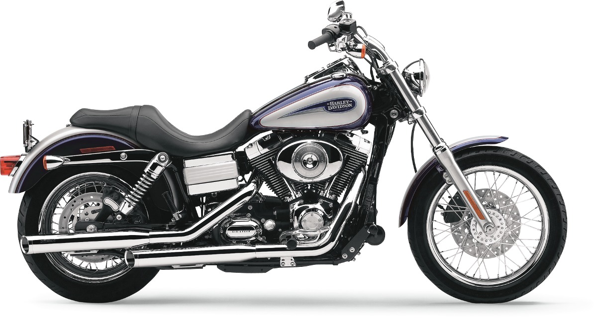 3" Chrome Slip On Exhaust - Harley FXDF FXDWG - Click Image to Close