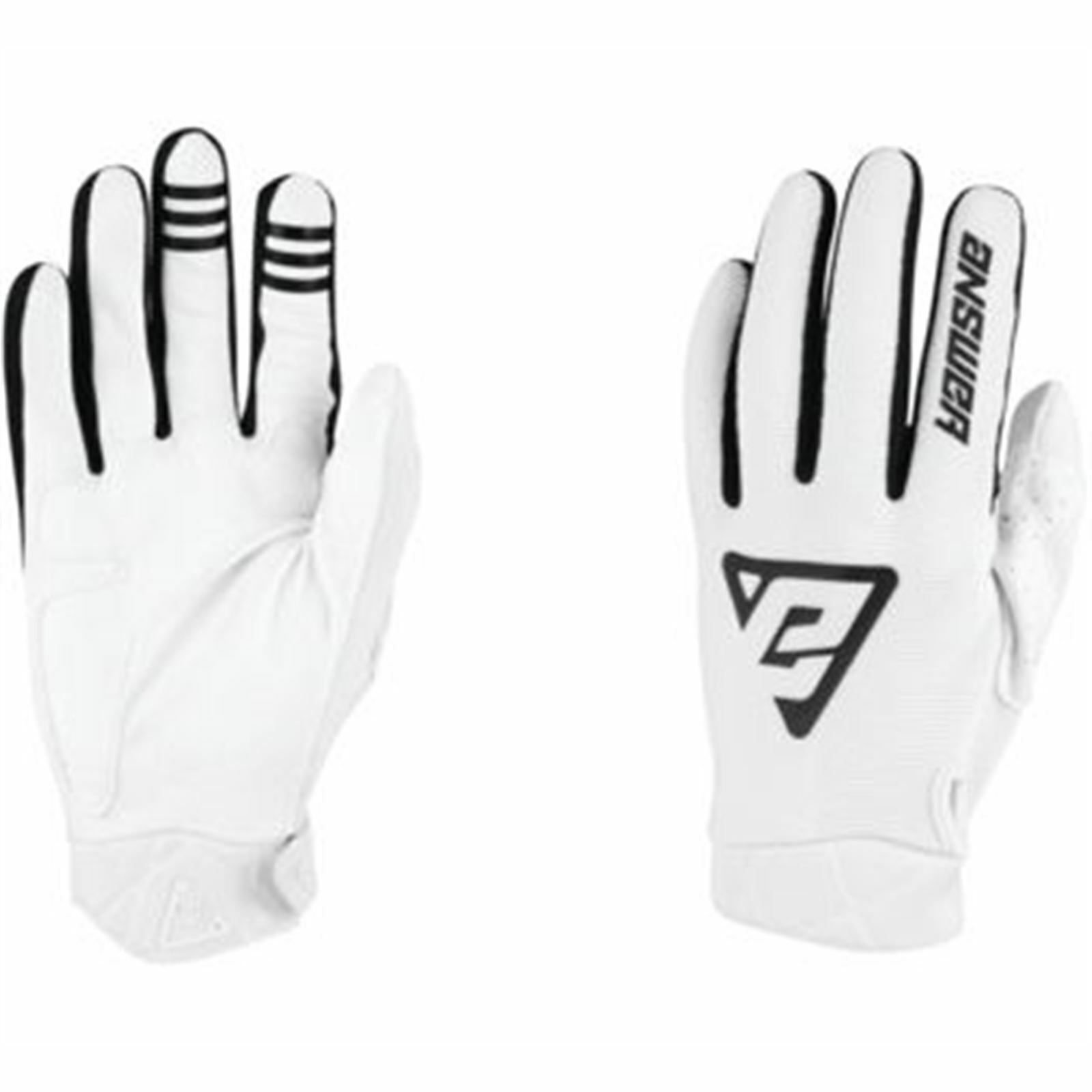 Answer Peak Glove White/Black Youth - Small - Click Image to Close