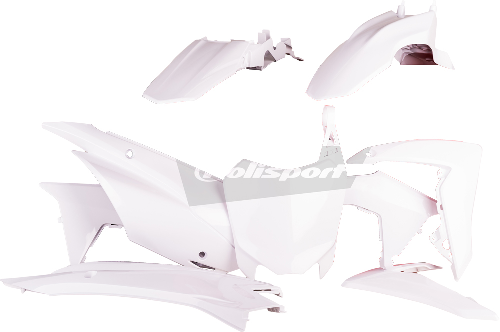 Plastic Body Kit - White - For 13-19 Honda CRF110F - Click Image to Close