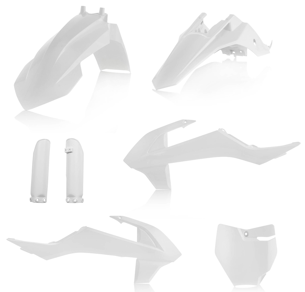 Full Plastic Kit - White - For 16-18 KTM 65 SX - Click Image to Close