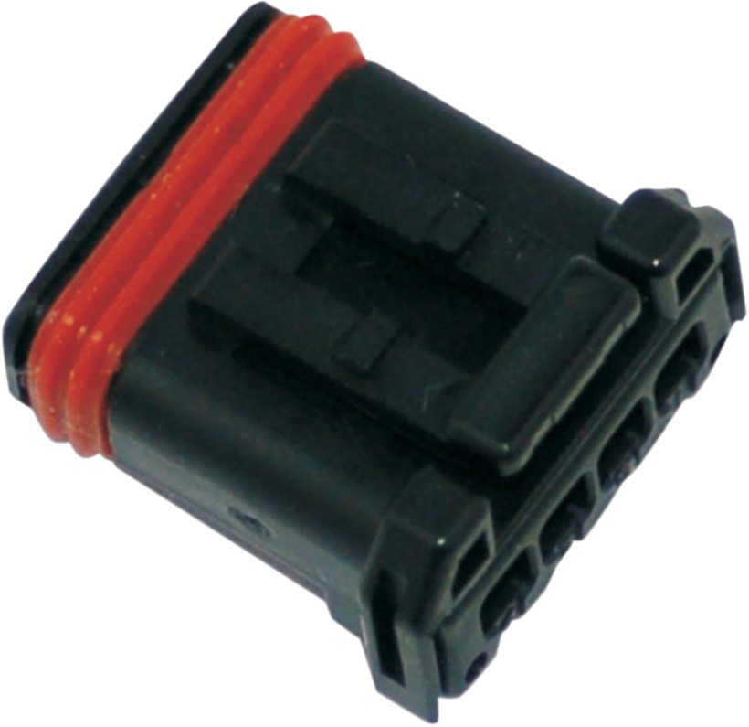 JAE MX-1900 4-Position Female Black Socket Housing (HD 72908-11) - Click Image to Close