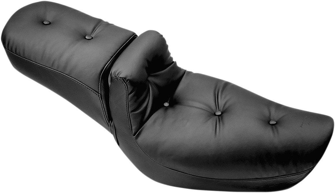 Regal Pillow Vinyl 2-Up Seat - For 06-17 HD Dyna - Click Image to Close