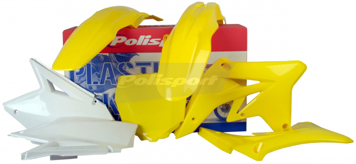 Complete Plastic Kit - Yellow - For 07-09 Suzuki RMZ250 - Click Image to Close