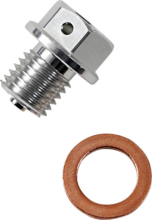 Magnetic Drain Plug w/ Washer - M12x1.5 x 12mm Long - Click Image to Close