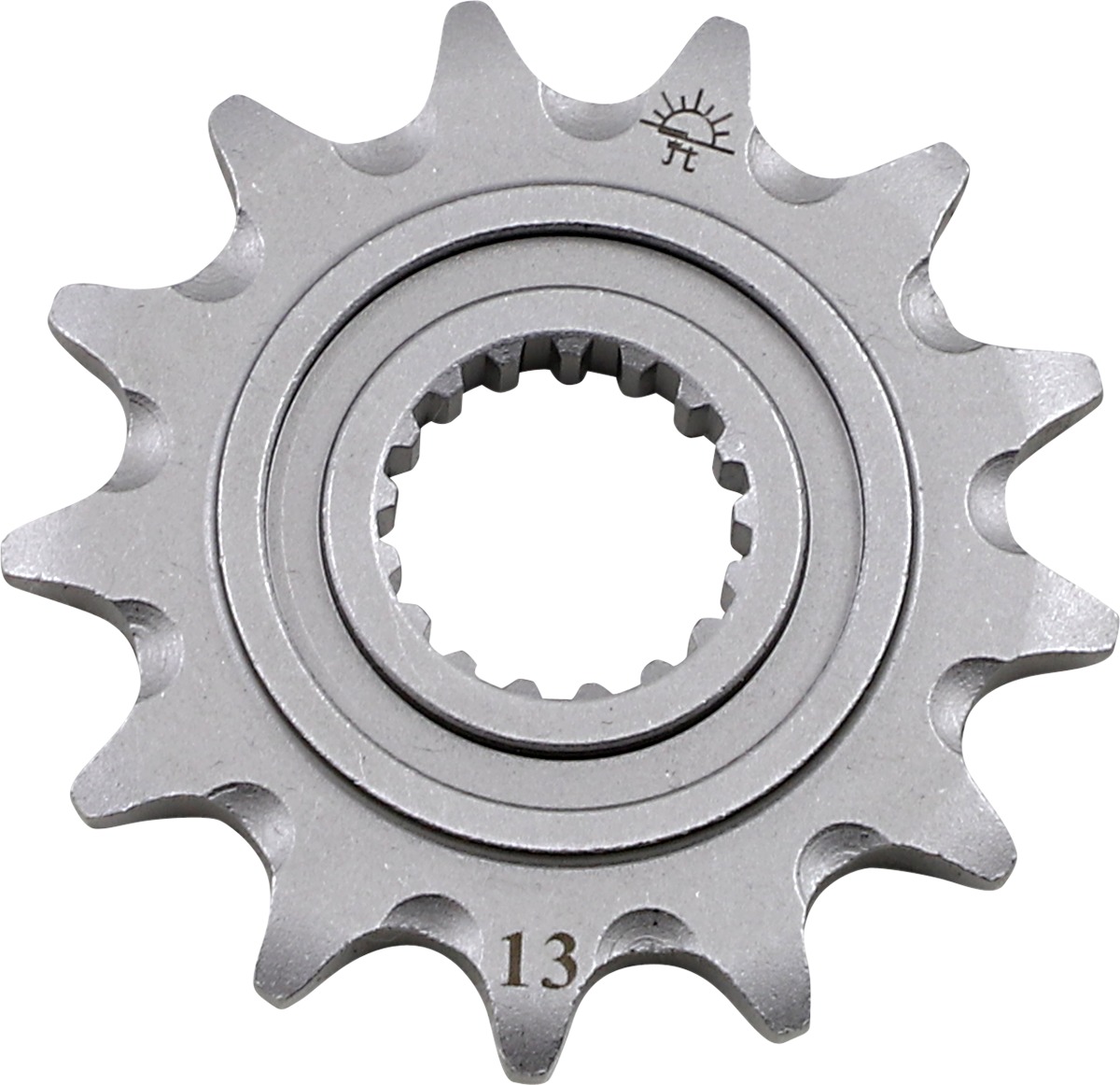 Front Steel Countershaft Sprocket Self Cleaning - 13 Tooth 520 - Click Image to Close