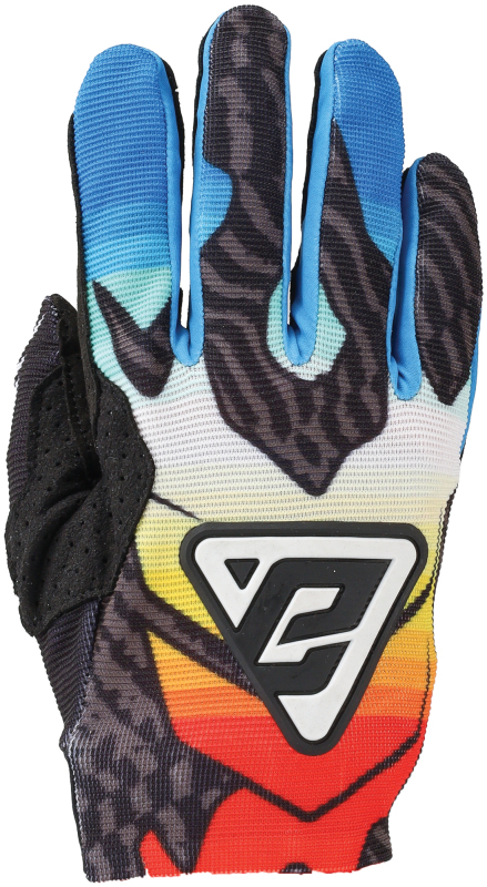 Answer Aerlite Drip Gloves Black/White/Rainbow Youth L - Ultra lightweight premium youth gloves - Click Image to Close