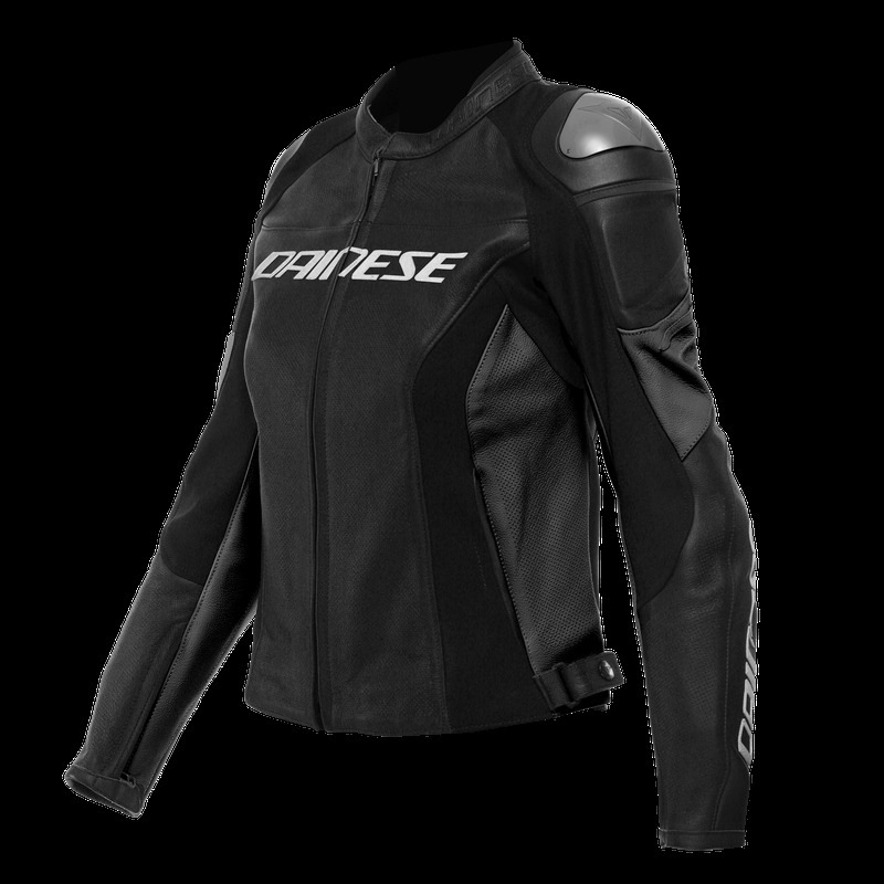 Racing 4 Perf Lthr Jkt Blk W44 - Click Image to Close