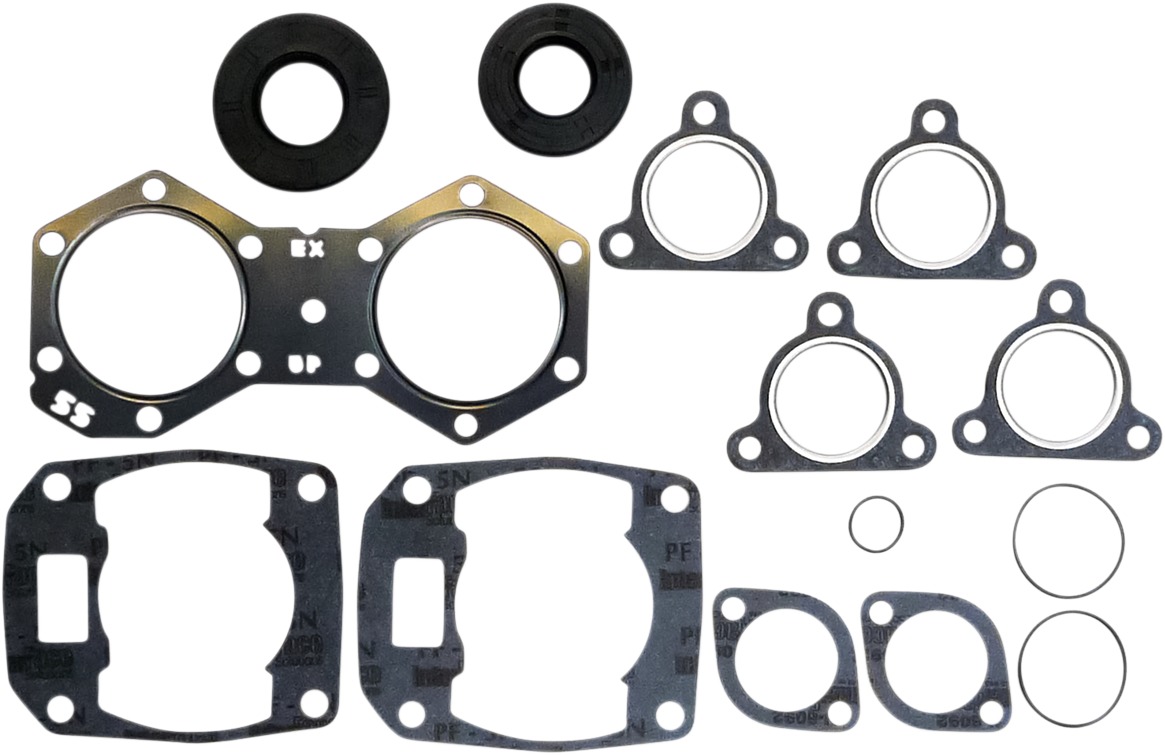 Vertex Pistons Complete Gasket Kt W/Oil Seals - Click Image to Close