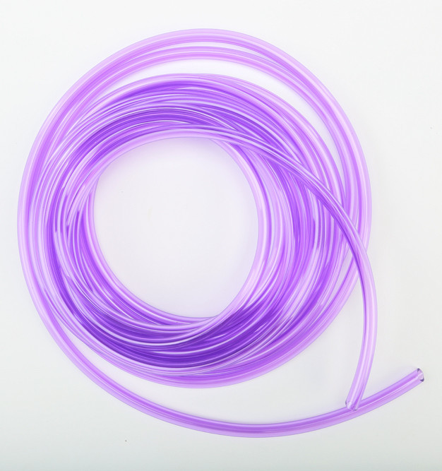 25' of 1/8" I.D. Vent Line - 1/4" O.D. Clear Purple - Click Image to Close