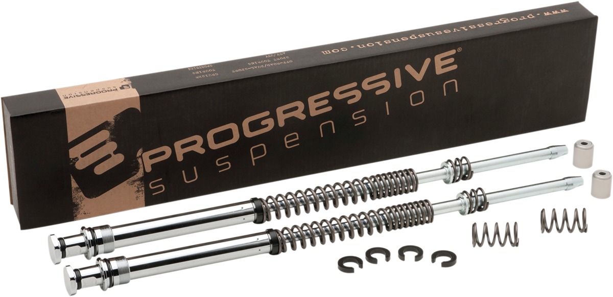 Monotube Fork Cartridge and Spring Kit - Lowered - For 04-15 HD Sportsters - Click Image to Close