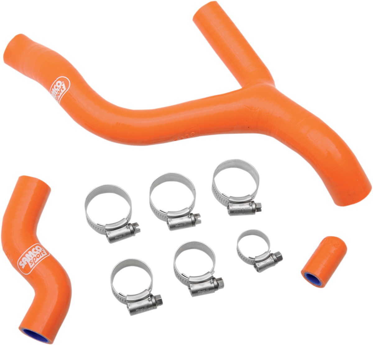 Orange Thermostat Bypass Hose Kit - For 12-16 KTM 250/350 EXC-F XCF-W - Click Image to Close