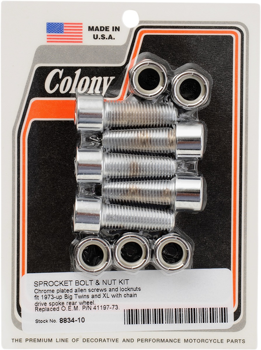 Rear Sprocket Bolt Kit - Allen Sprkt To Wheel Kit - Click Image to Close