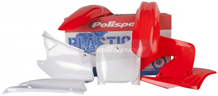 Plastic Kit - Original Red - For 00-01 Honda CR125R CR250R - Click Image to Close