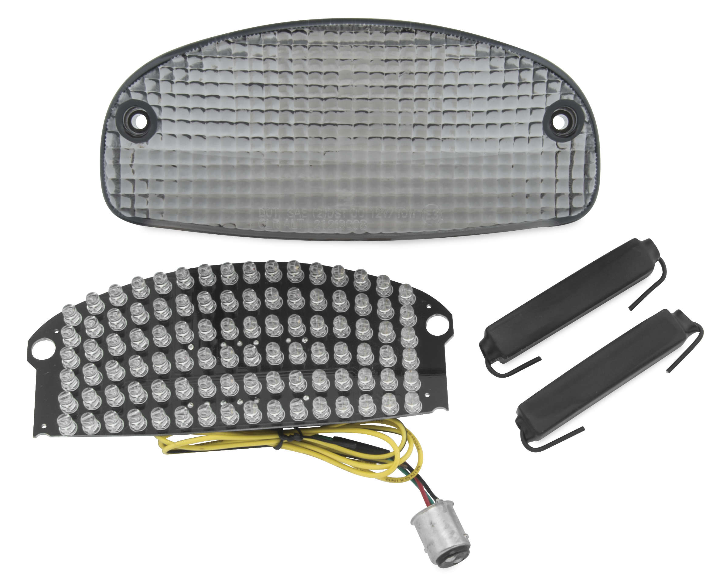 Smoke Integrated Tail Light - LED Stop & Turn Lights - SHADOW 600/1100 - Click Image to Close