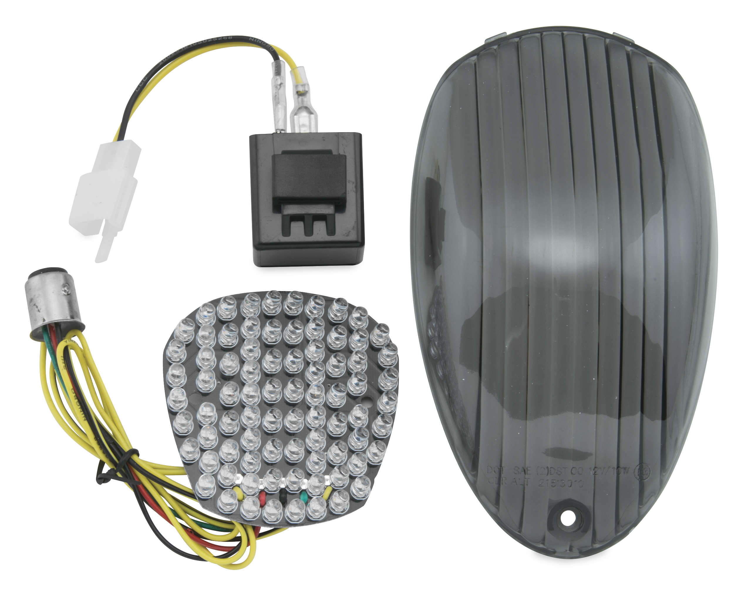 Smoke Integrated Tail Light - LED Stop & Turn Lights - 900 CUST/CLSC/LT - Click Image to Close