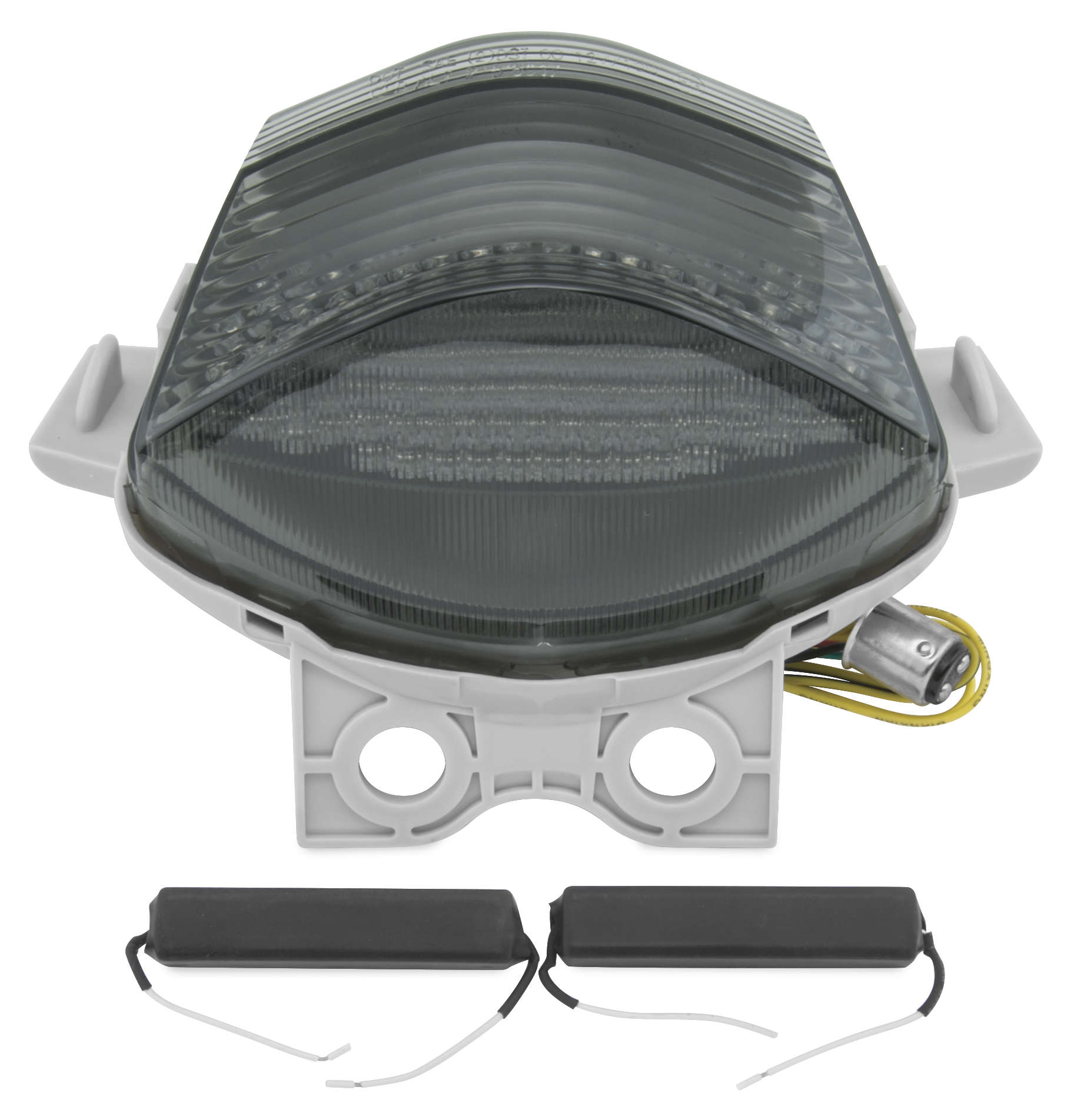 Smoke Integrated Tail Light - LED Stop & Turn Lights - NINJA 650R/ER6 - Click Image to Close