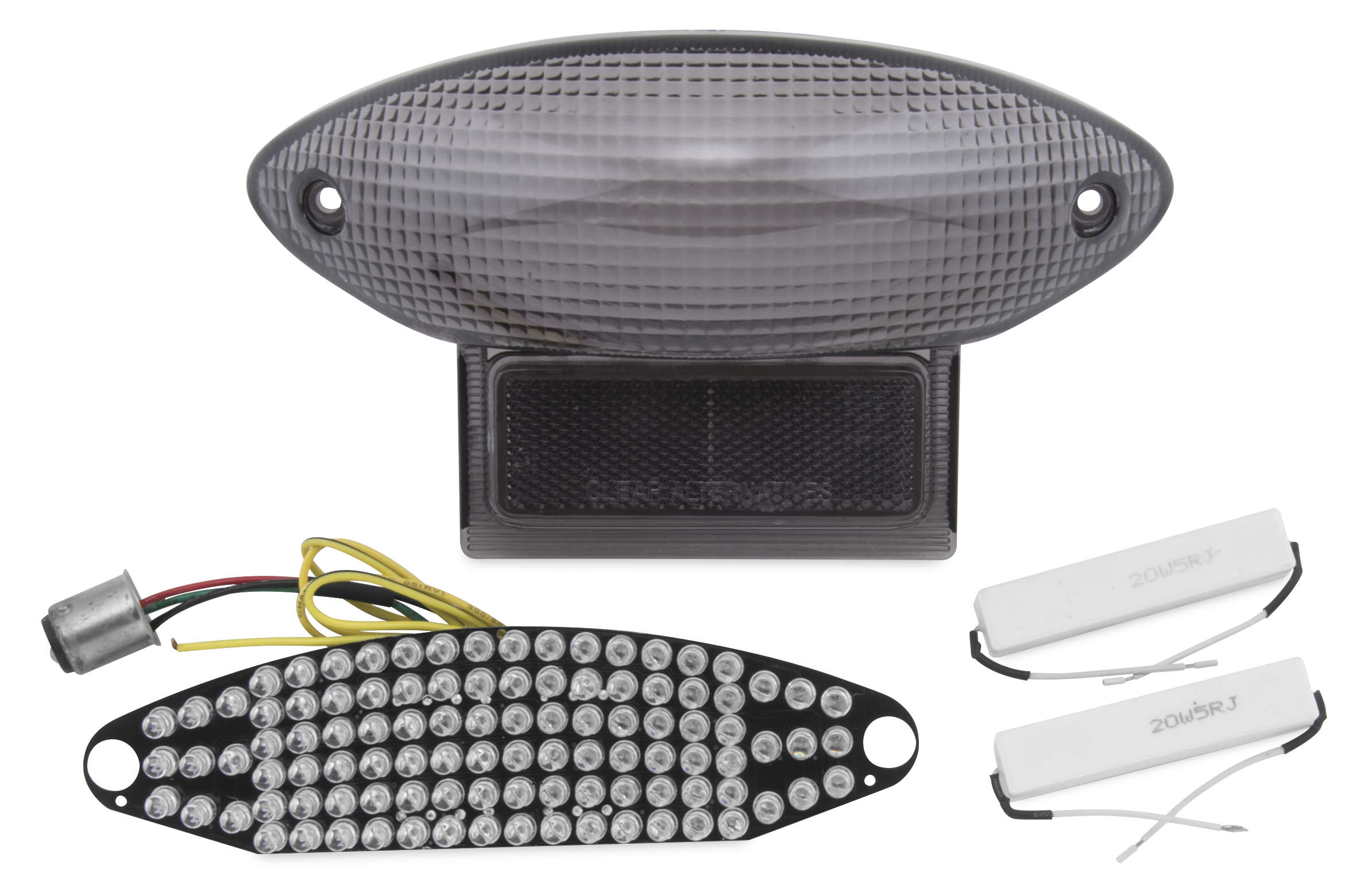 Smoke Integrated Tail Light - LED Stop & Turn Lights - KATANA/BUSA - Click Image to Close