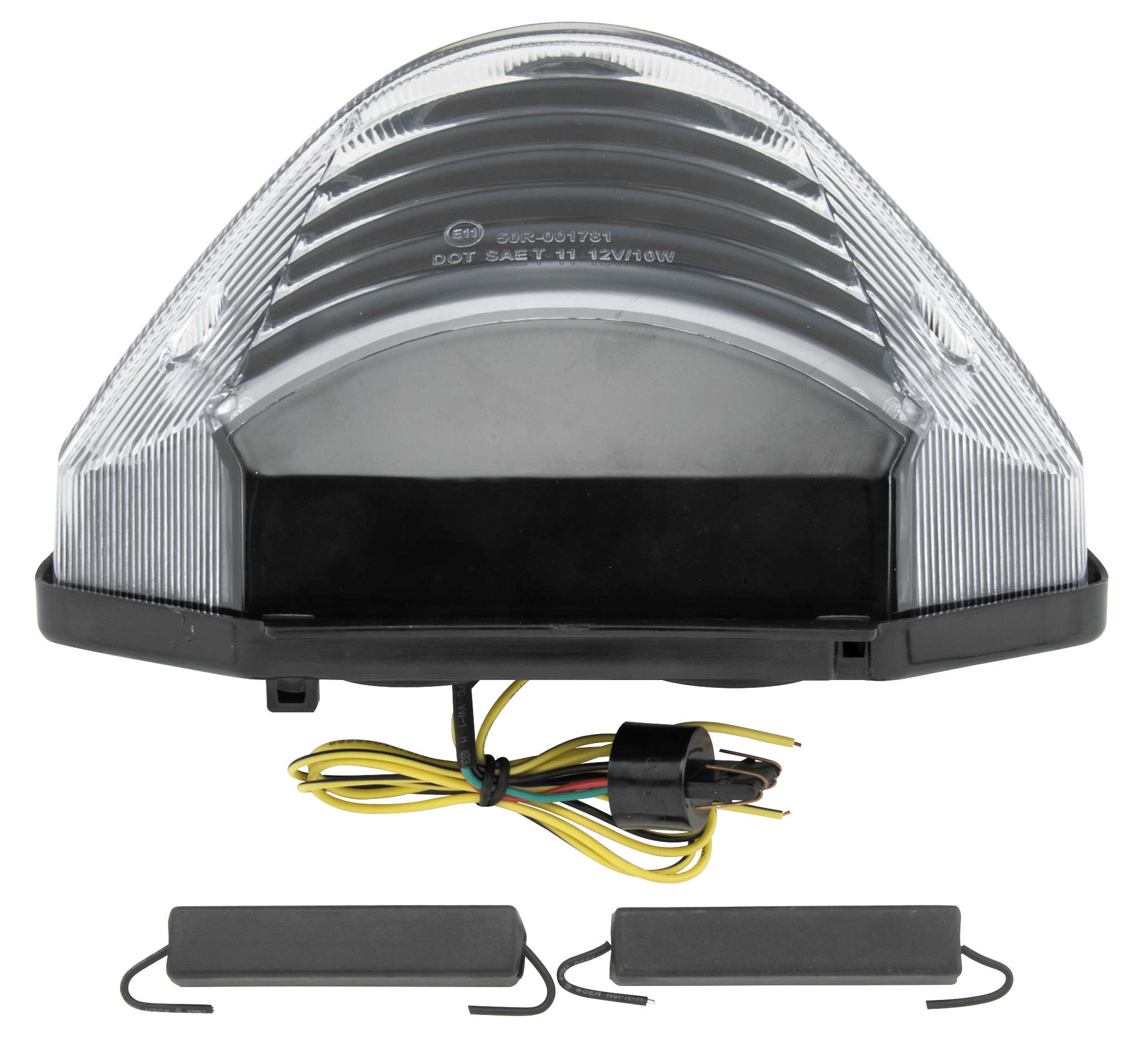 Clear Integrated Tail Light - LED Stop & Turn Lights - 599 03-06/919 - Click Image to Close