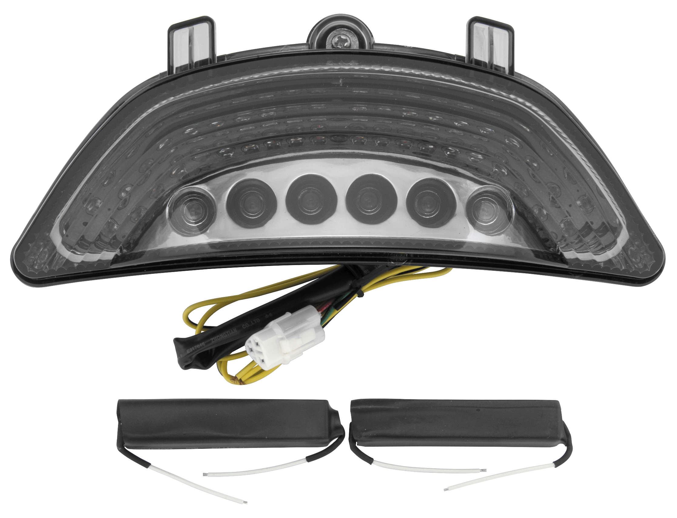 Smoke Integrated Tail Light - LED Stop & Turn Lights - VMAX - Click Image to Close