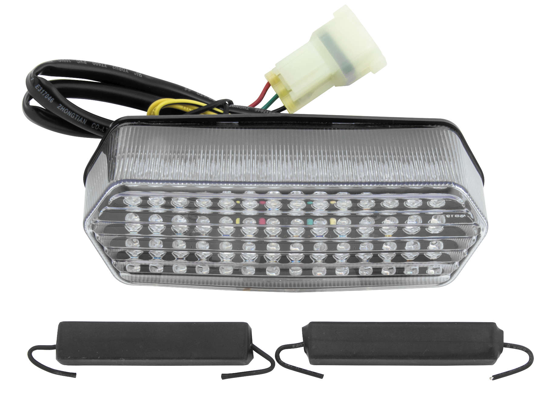 Clear Integrated Tail Light - LED Stop & Turn Lights - HON GROM 14-UP - Click Image to Close