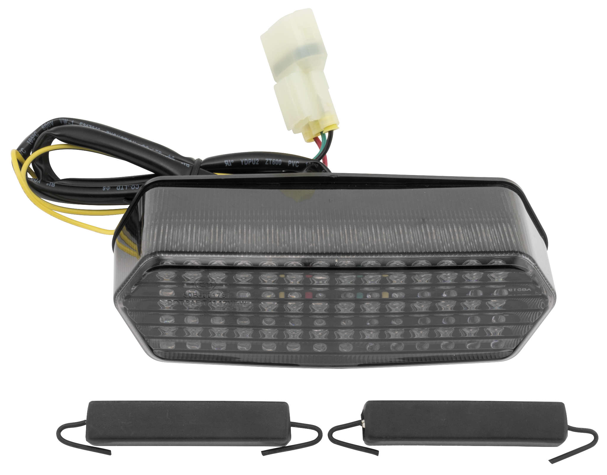 Smoke Integrated Tail Light - LED Stop & Turn Lights - HON GROM 14-UP - Click Image to Close