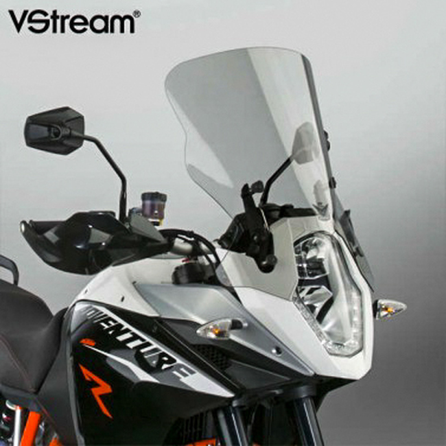 Smoke Vstream Windscreen - For 14-16 KTM 1190 - Click Image to Close