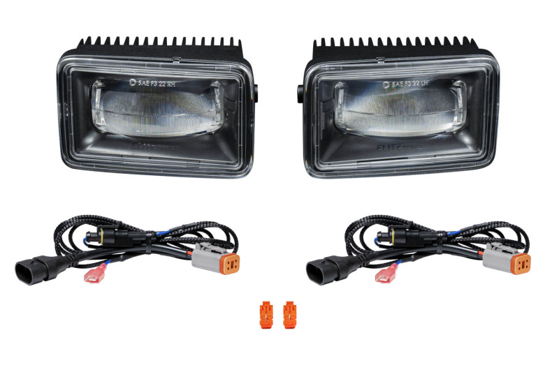 Elite Foglamp Type F2 - White (Pair) - Click Image to Close