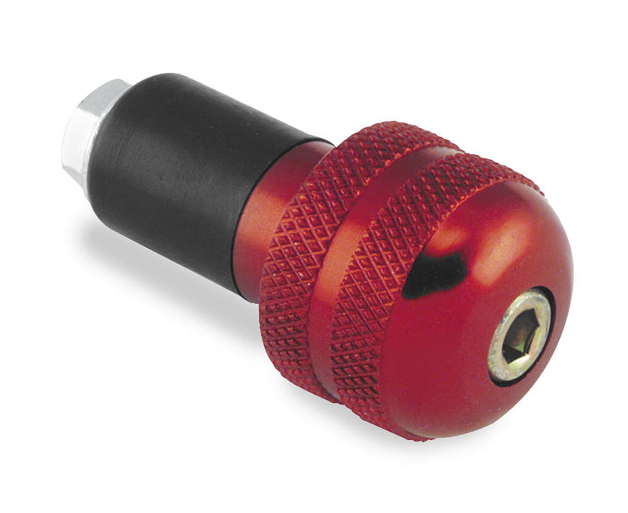 Anti Vibration Motorcycle Bar Ends - 7/8" Red - Click Image to Close