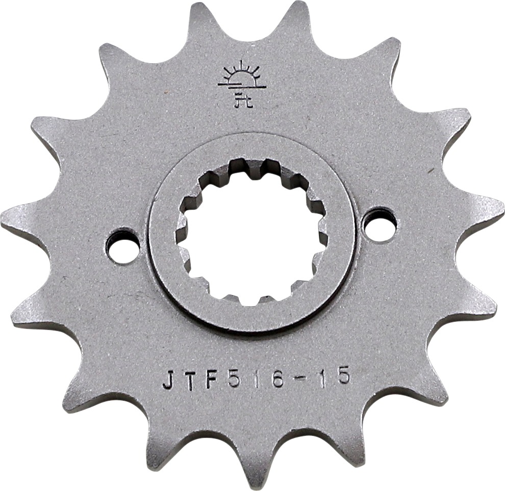 Front Steel Countershaft Sprocket - 15 Tooth 520 - Click Image to Close