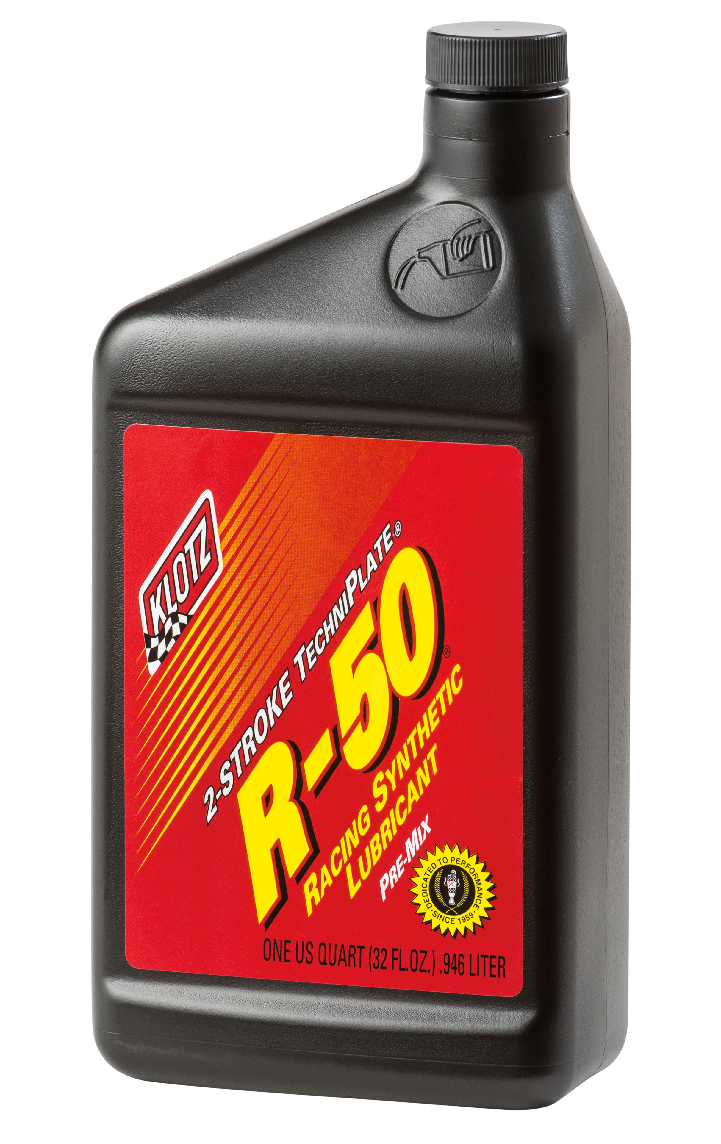 R-50 Racing Techniplate 2T Full Synthetic Oil - 1 Quart - Click Image to Close