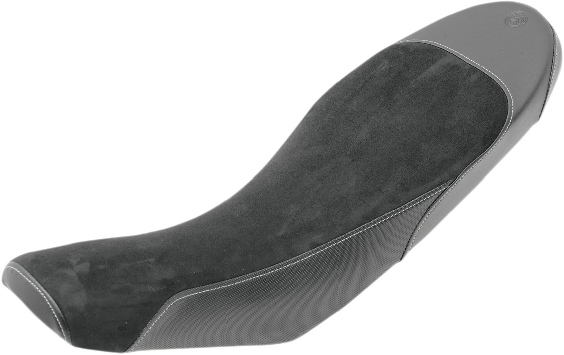 Adventure Plain 2-Up Seat Black/Gray Low Gel - For Suzuki DRZ400 - Click Image to Close