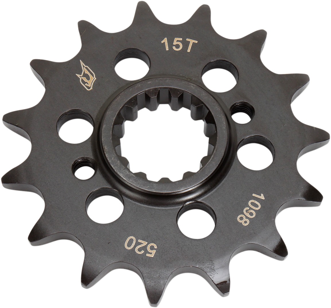 520 Steel Front Sprockets - Driven Spkt 1098-520-15 - Click Image to Close