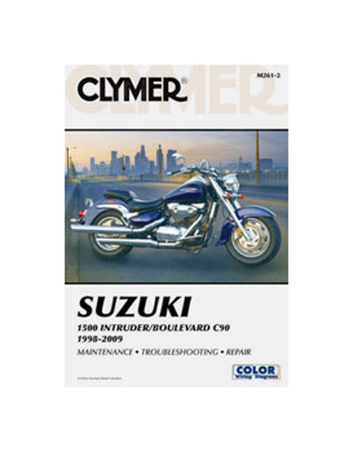 Shop Repair & Service Manual - Soft Cover - For 1998-2009 Suzuki Intruder / Boulevard C90 - Click Image to Close