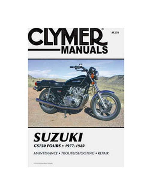 Shop Repair & Service Manual - Soft Cover - For 1977-1982 Suzuki GS750 - Click Image to Close