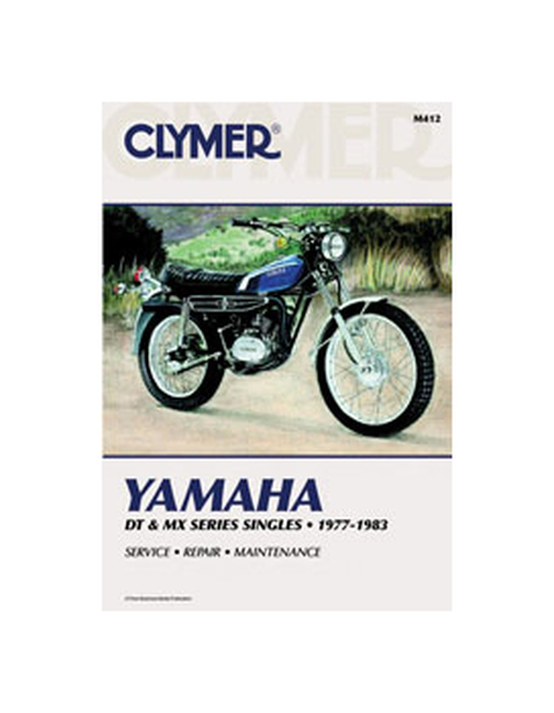 Shop Repair & Service Manual - Soft Cover - For 1977-1983 Yamaha DT & MX 100cc-400cc - Click Image to Close