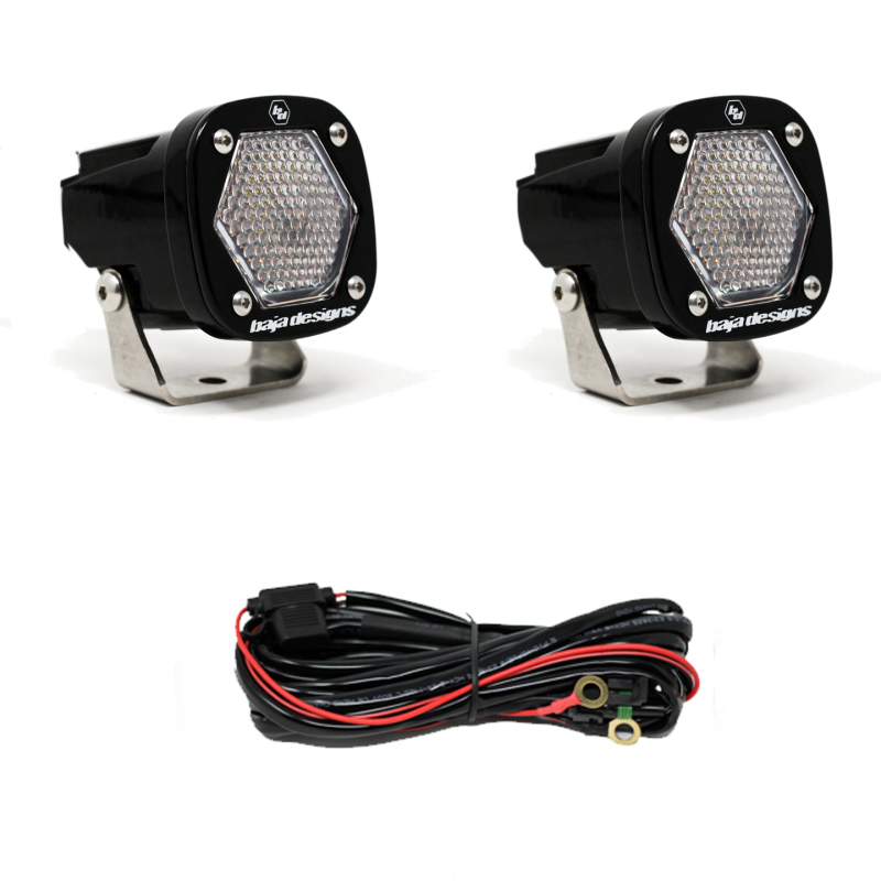 S1 Work/Scene LED Light w/ Mounting Bracket Pair - Click Image to Close